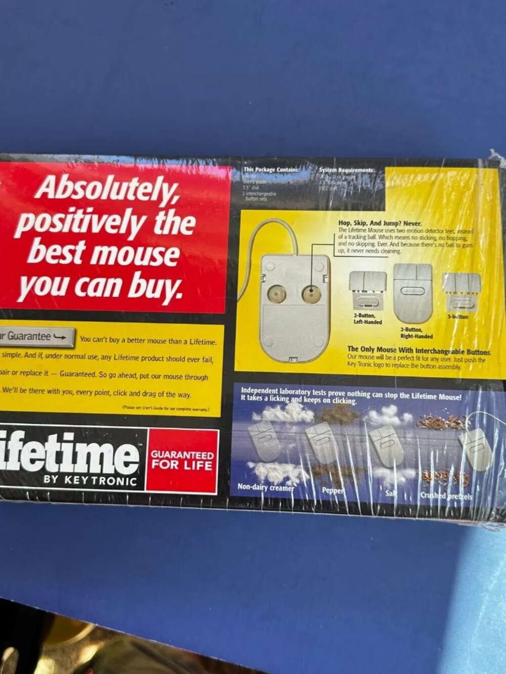 Key Tronic Lifetime PS/2 PC Mouse LT MOUSE PS2 Beige 1996